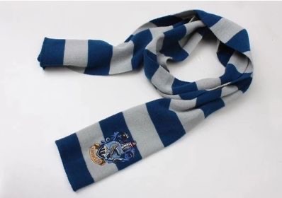 Harry Potter Ravenclaw House - Bufanda tejida de invierno, Azul